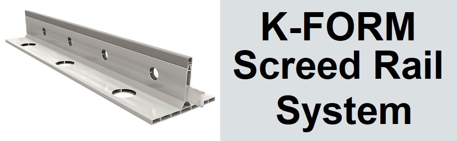 K-FORM Screed Rail System